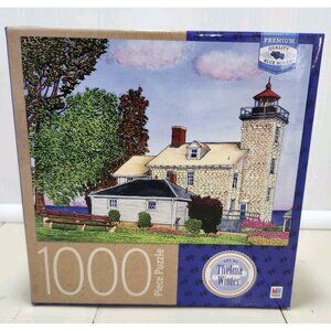 MB Puzzle Original Thelma Winter Art Lighthouse Interlock 1000‎ Piece NEW